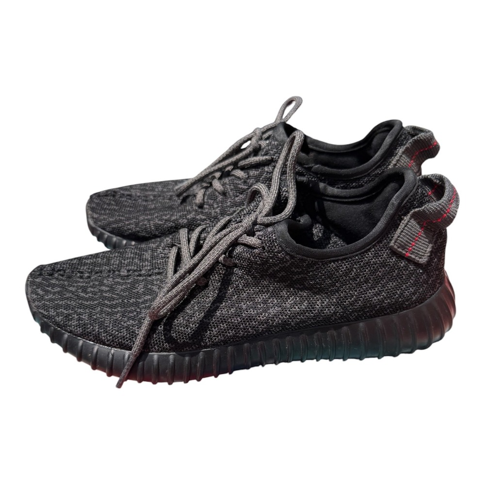 Adidas Yeezy Boost 350 Pirate Black Men's Sneakers AQ2659 Sz 8